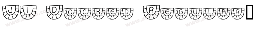JI Docked Regular字体转换